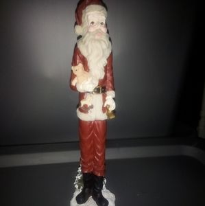 Beautiful handpainted resin santa